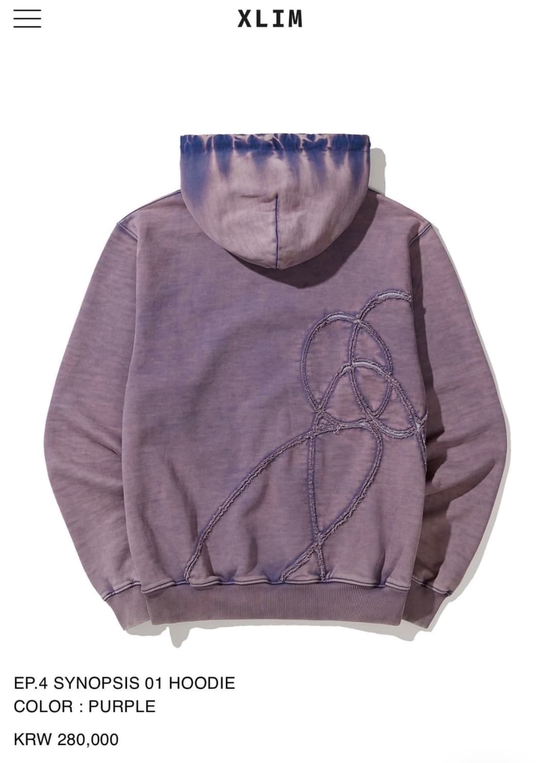 Xlim ep.4 리버서블 후디 3사이즈 상품이미지4