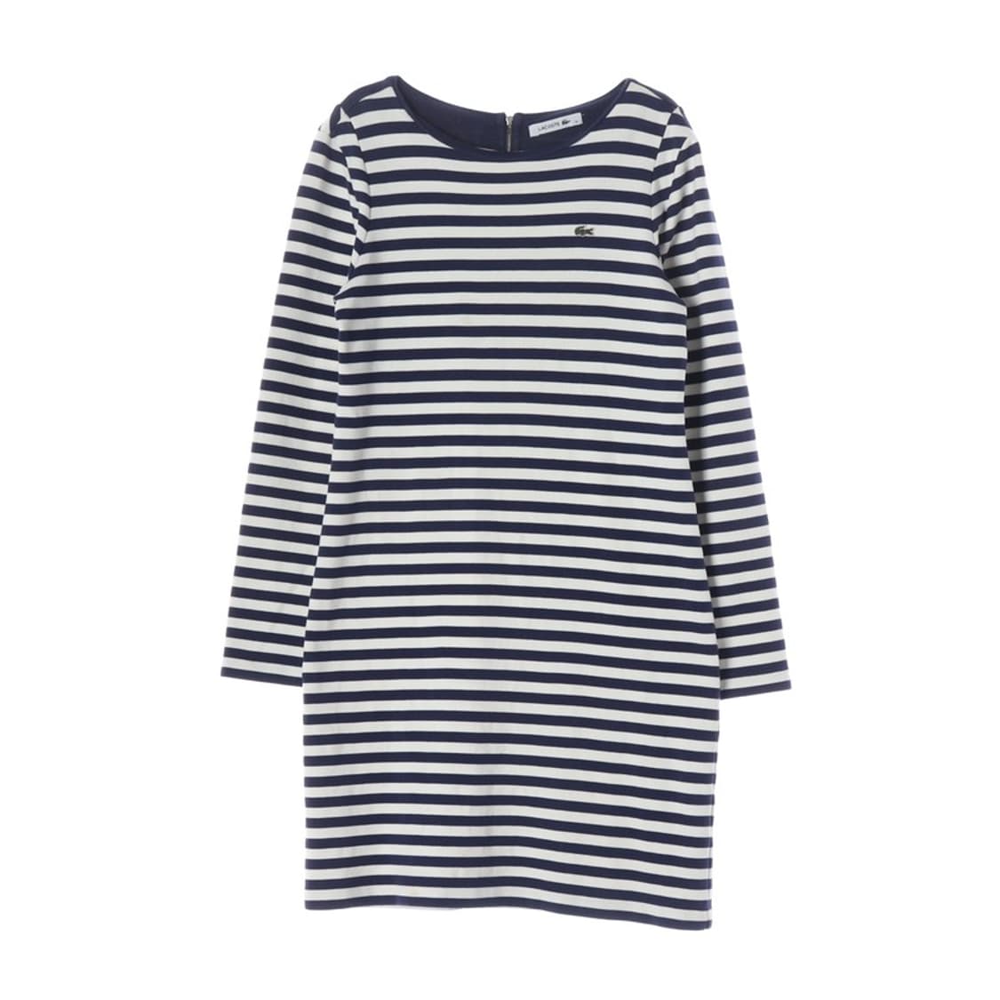 라코스테 스트라이프 보트넥 긴팔 원피스 38 상품이미지1