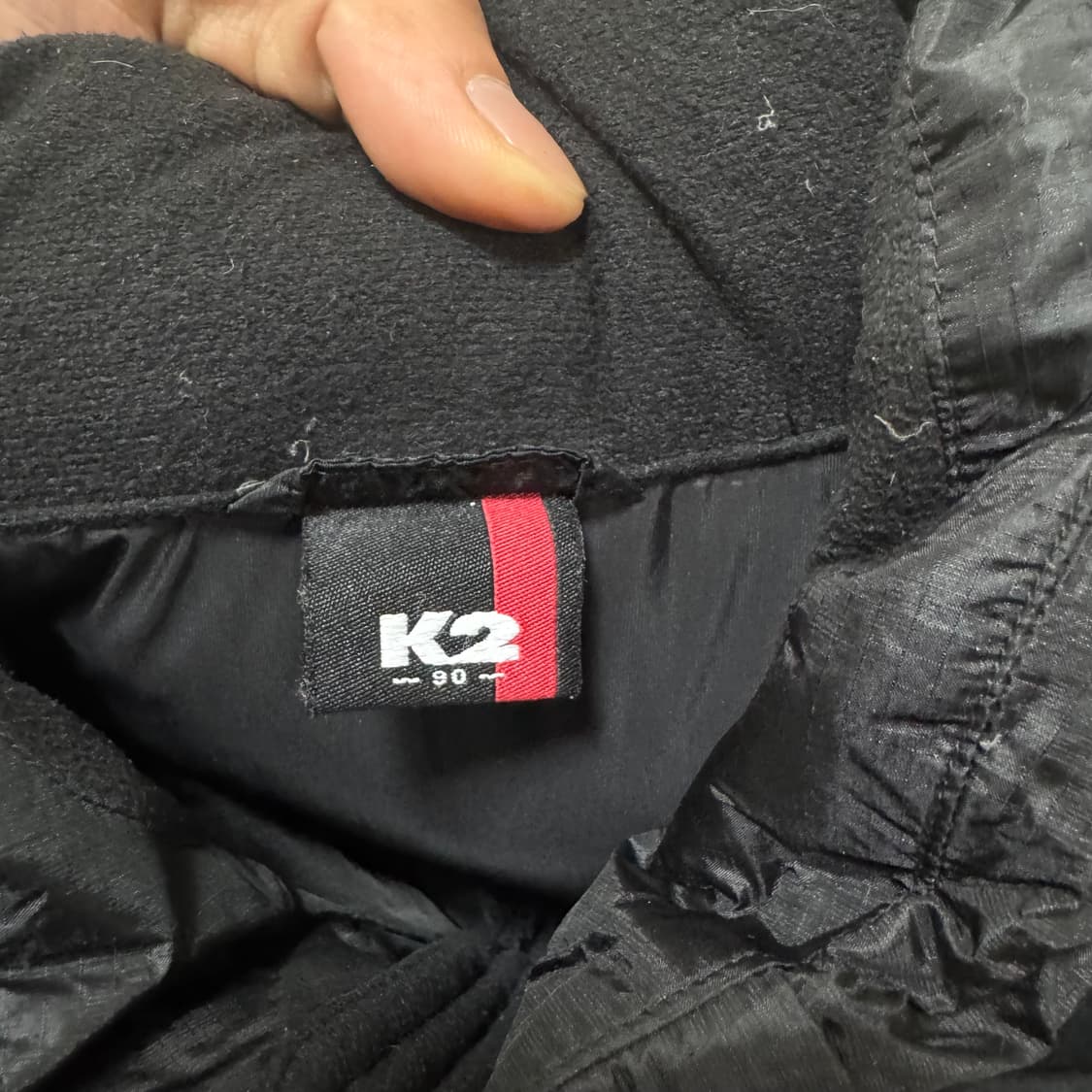 K2 구스다운 자수로고 패딩자켓 S/90 상품이미지6