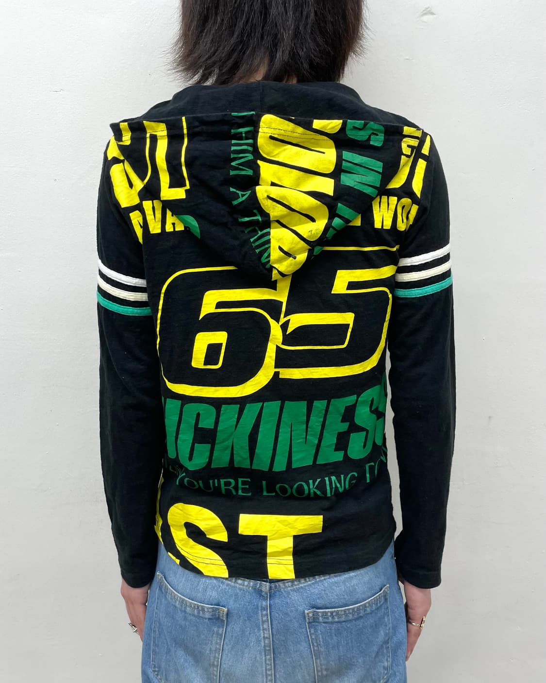 Retro-racing American flag hoodie 상품이미지4