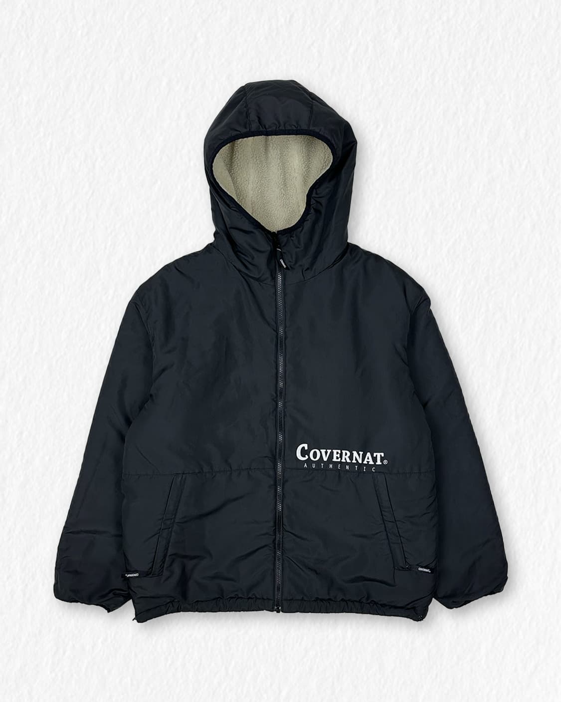 커버낫 리버시블 뽀글이 점퍼 상품이미지1