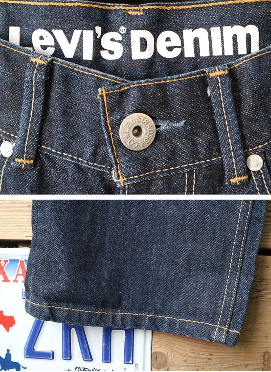 LEVIS 리바이스 523 진청 스트레이트 핏 데님 팬츠 30 상품이미지4
