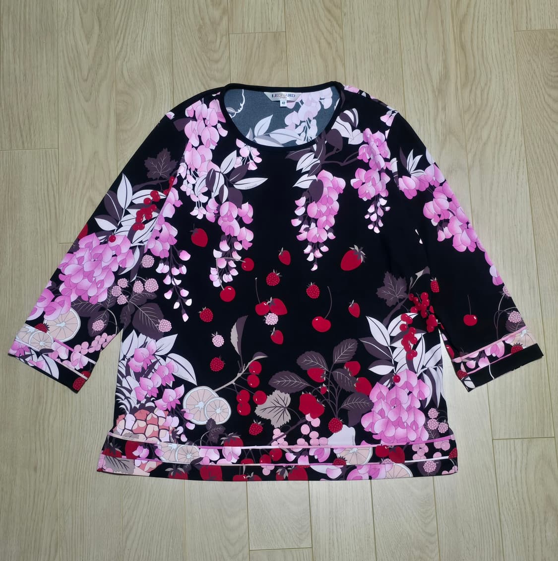 Leonard 레오날드 플로럴 셔츠 42  상품이미지1