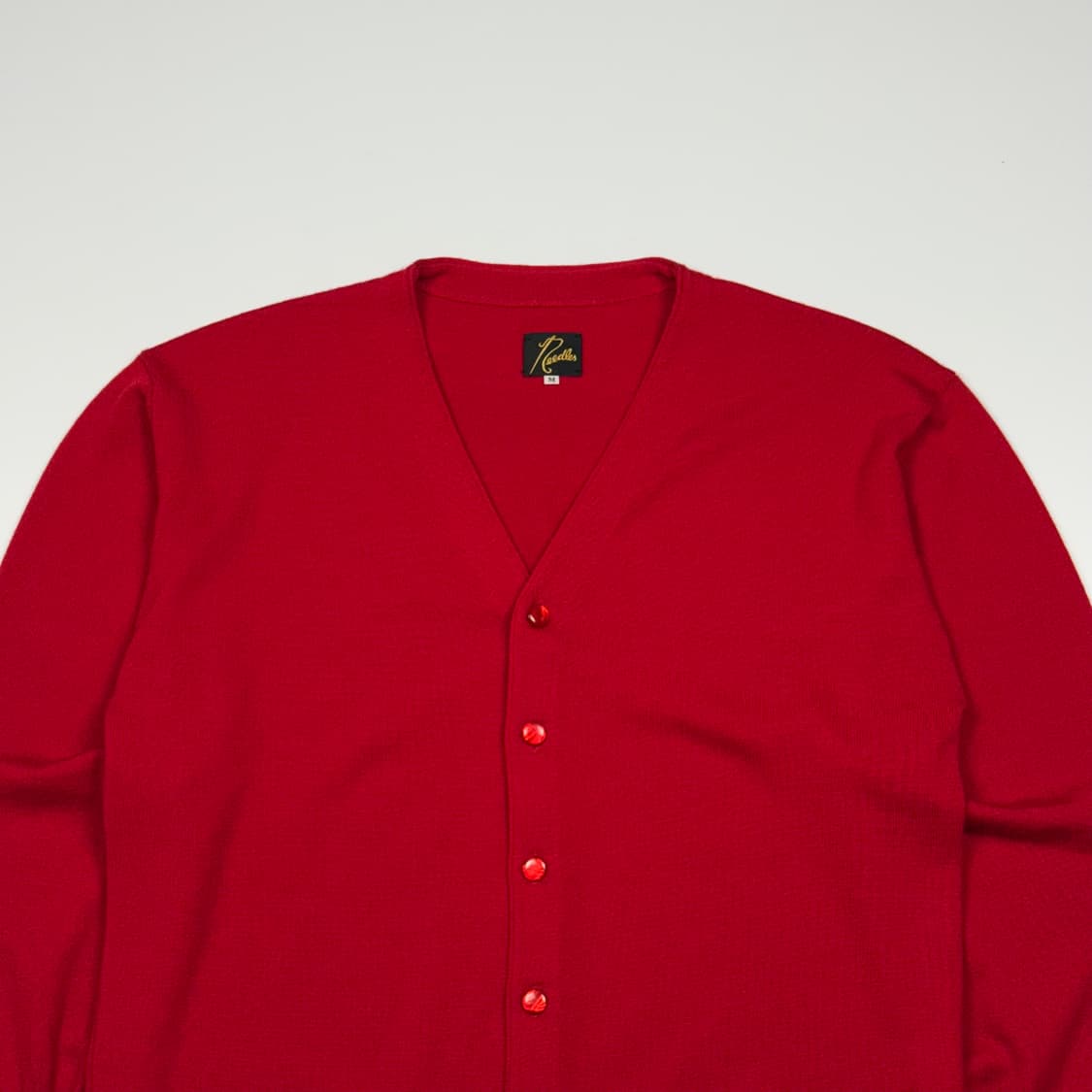 (103) 니들스 울 가디건 레드 상품이미지3