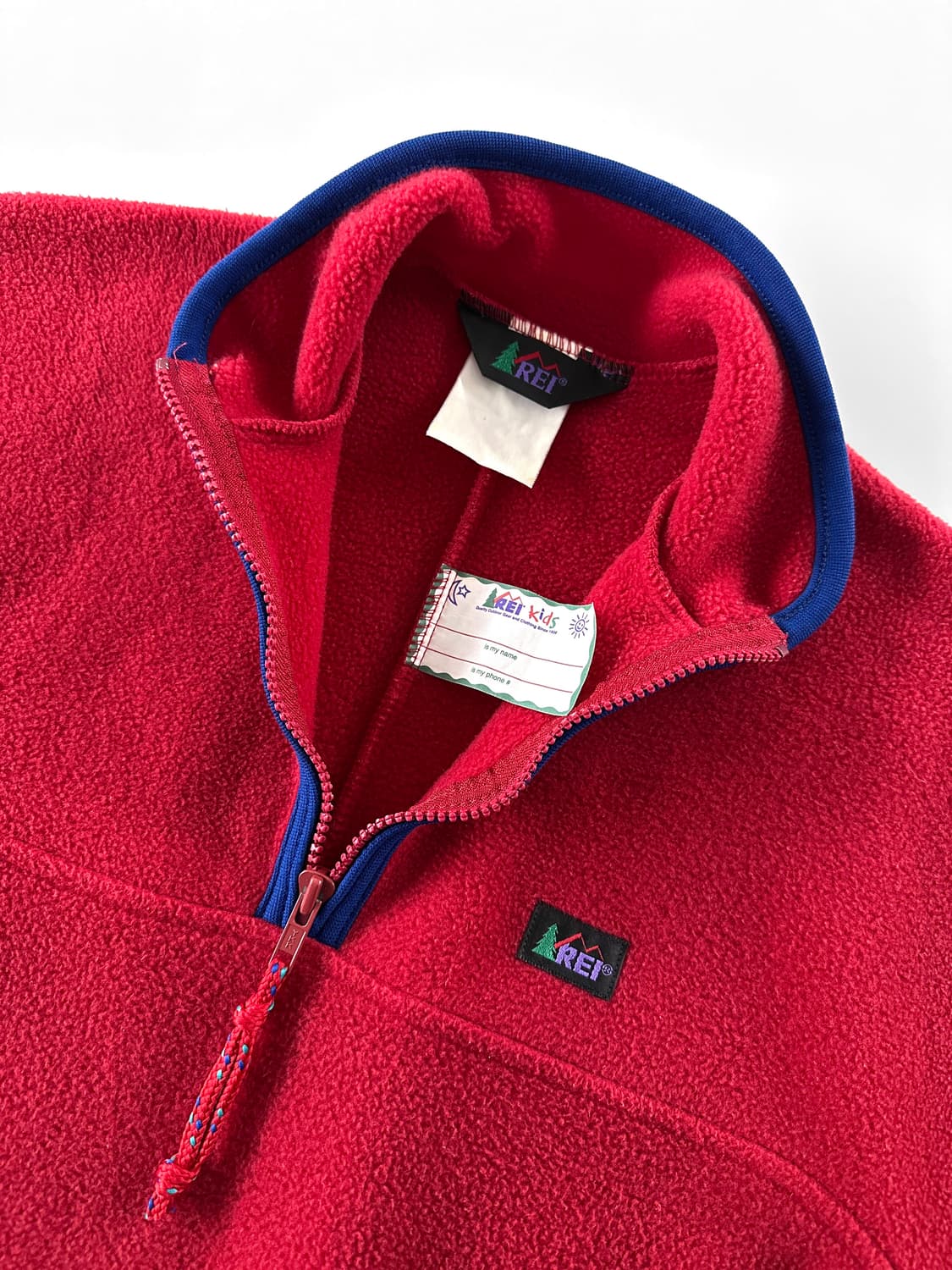 90s 빈티지 REI 하프집 플리스 풀오버 상품이미지4