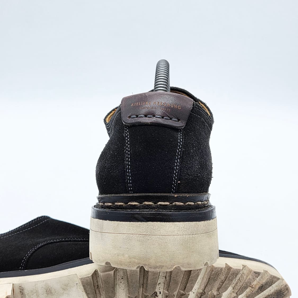  아틀리에 에슝 스웨이드 더비 슈즈 그레이 (8)  상품이미지2