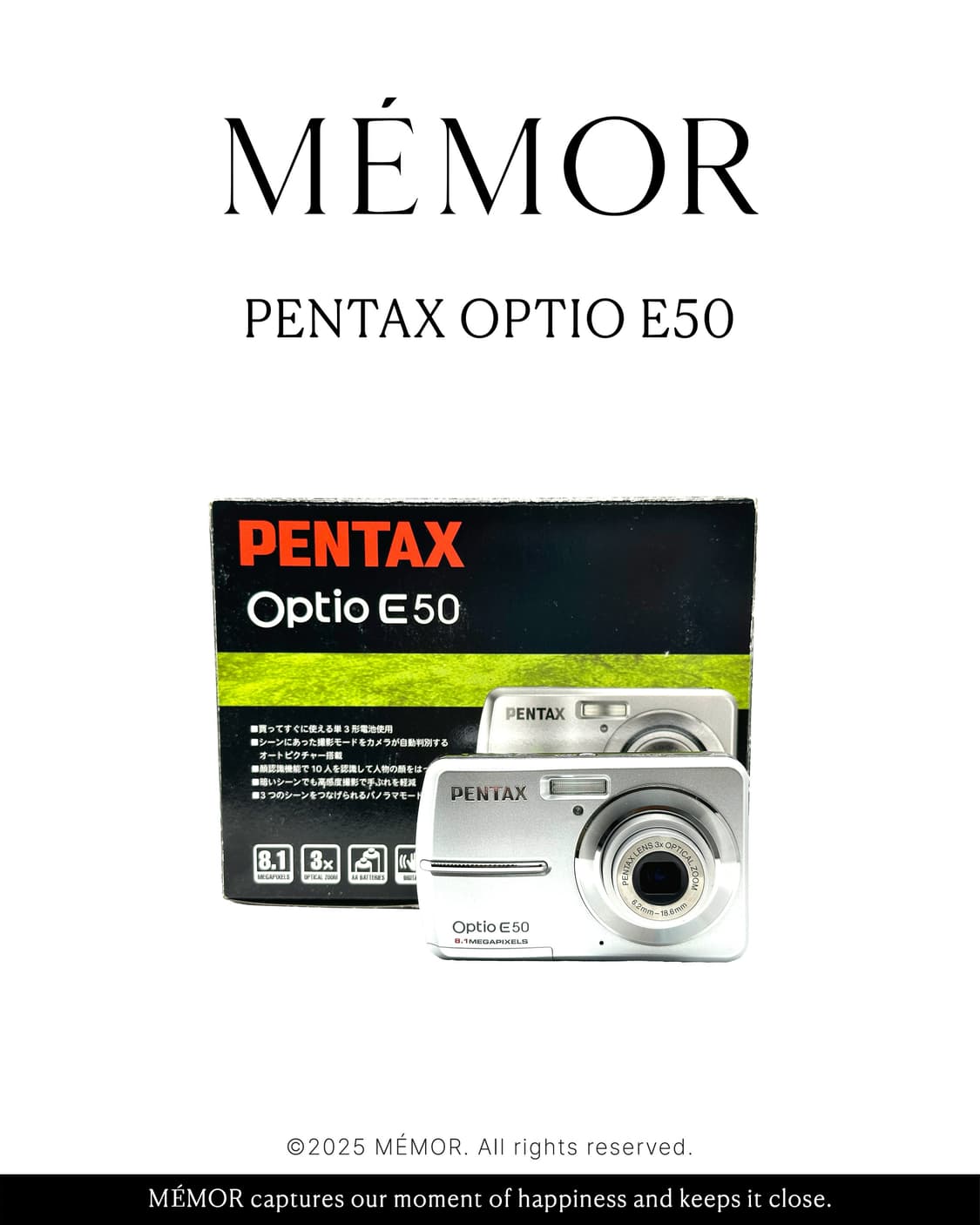 입문자 추천/AA배터리 사용💗PENTAX OPTIO E50 펜탁스 디카 상품이미지6