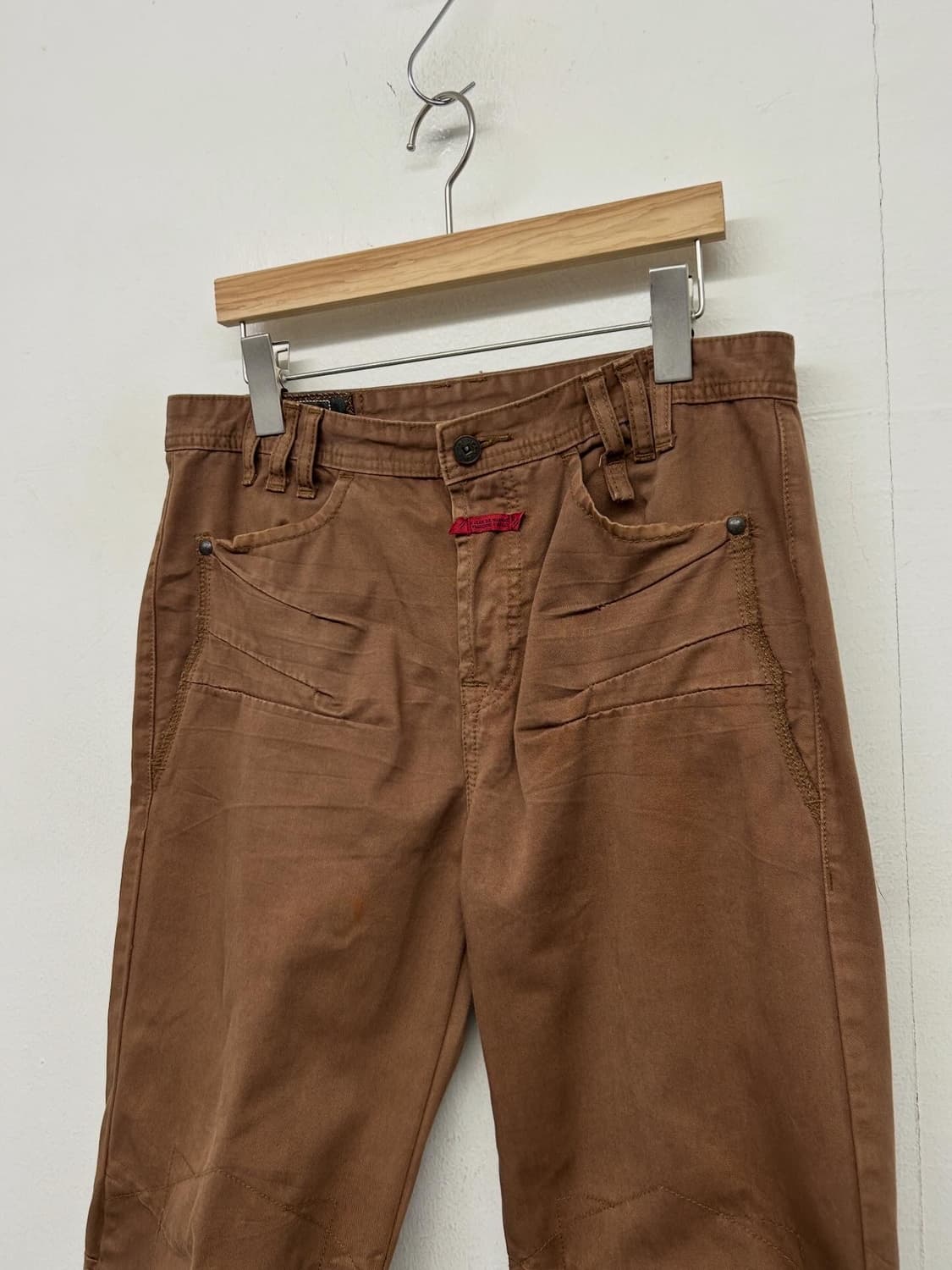 00s 빈티지 마리떼프랑소와저버 브라운 부츠컷 팬츠 상품이미지2