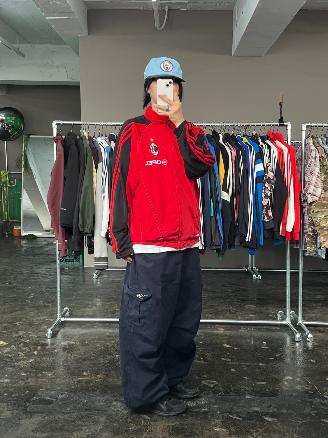 아디다스 AC milan 트렉 집업 져지 상품이미지5