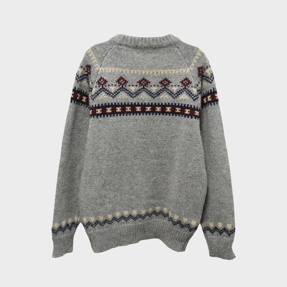 울리치 그레이 노르딕 울 니트 60226 상품이미지2