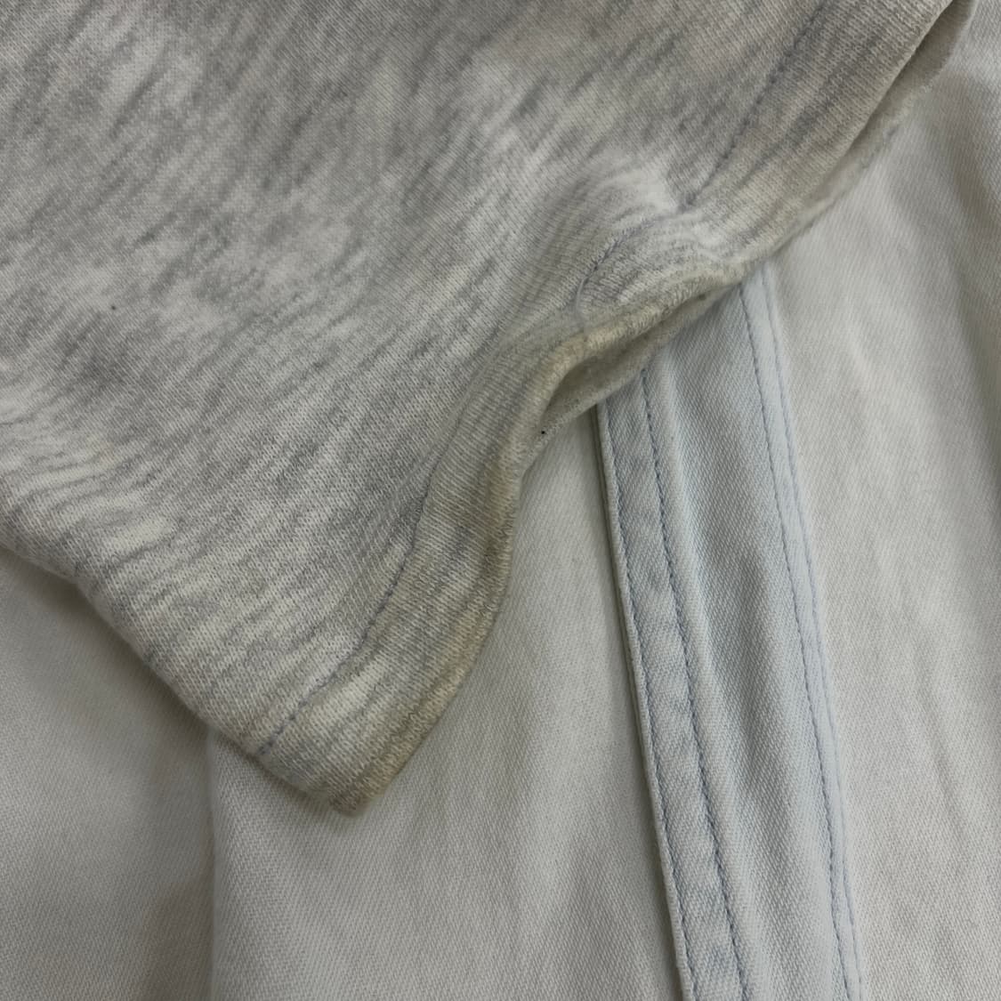 jpn vtg 빈티지 후드 데님 셔츠 L 상품이미지6