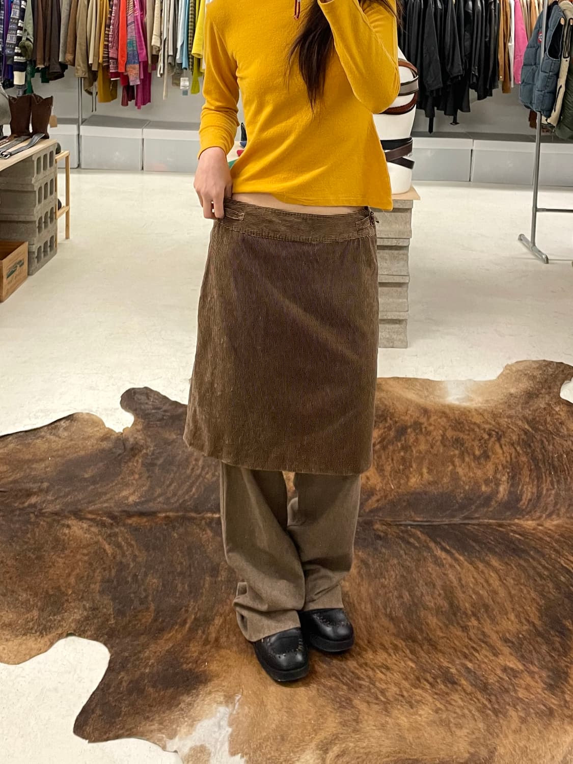 MAX MARA velvet skirt 막스마라 벨벳 스커트 상품이미지1