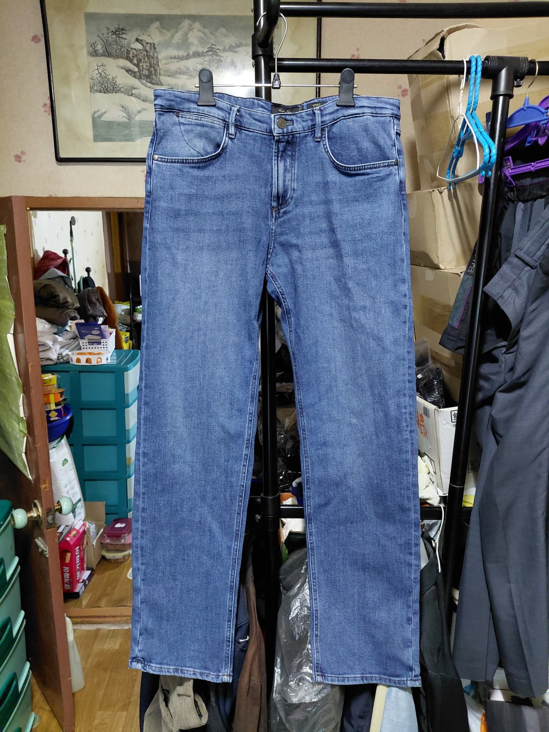 [마시모두띠]레귤러핏 데님 청바지 유럽42(35)사이즈 상품이미지1