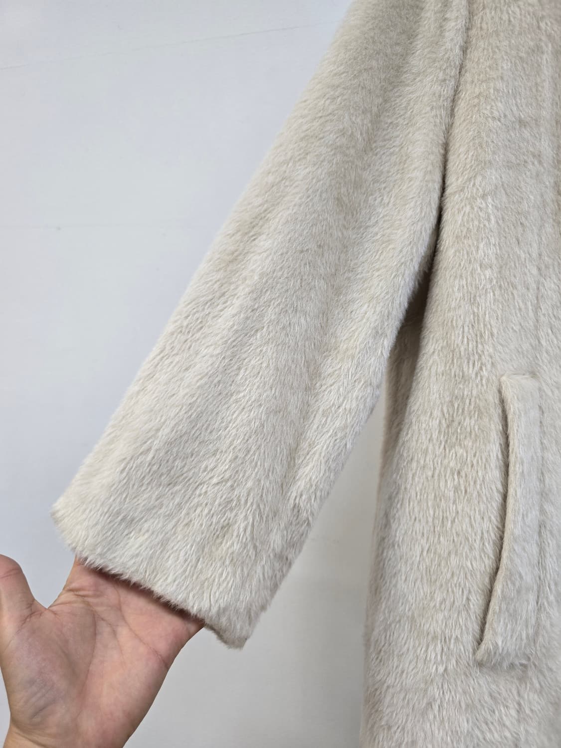 한섬 타임 모100%(라마47%) 코트 상품이미지5