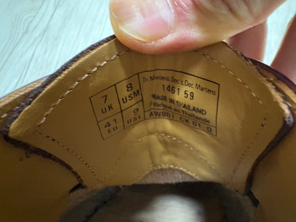 닥터마틴 1461 3홀 체리레드 260 상품이미지7