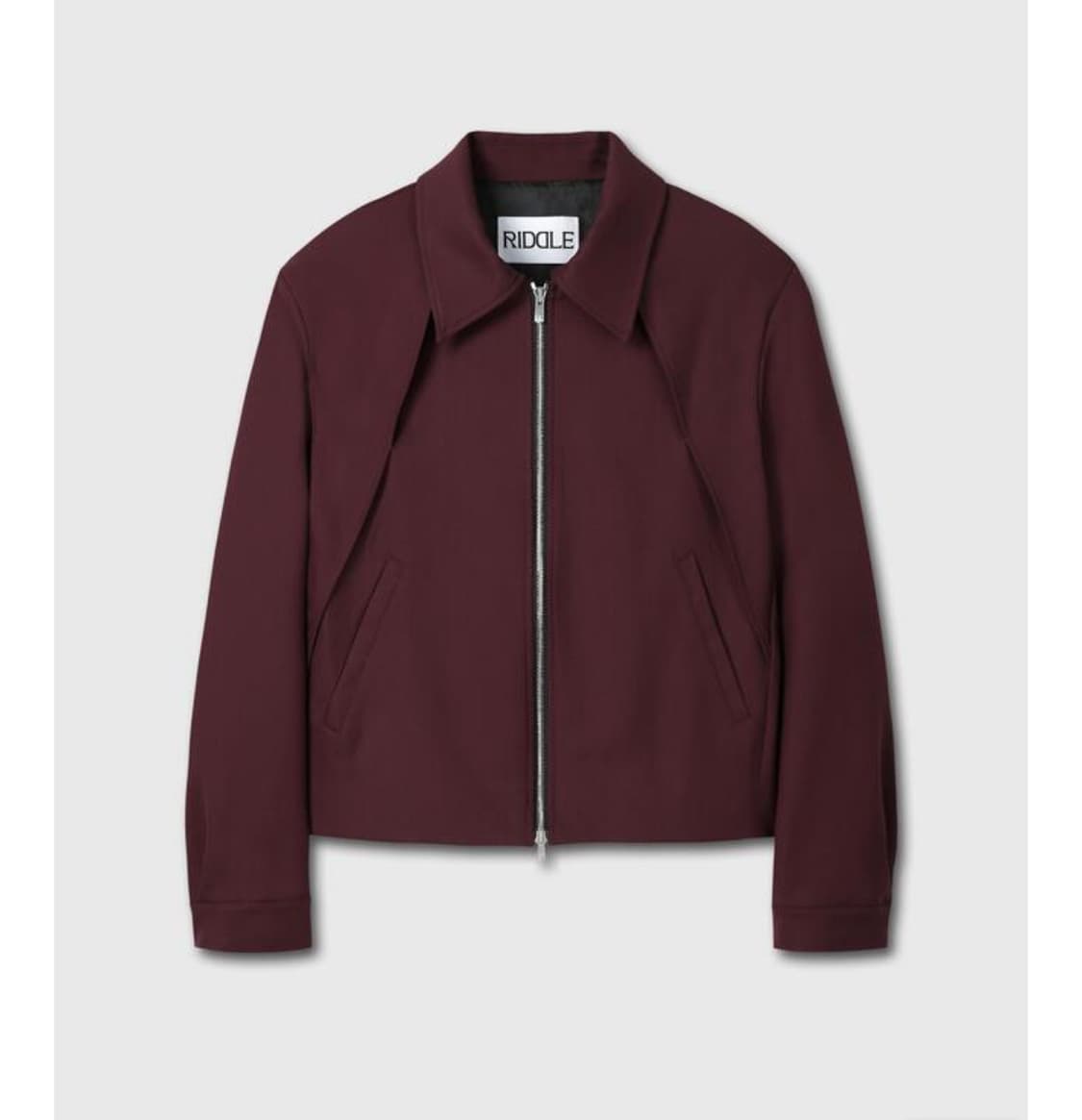 (2) 리들 오블리크 크롭 울 자켓 상품이미지1