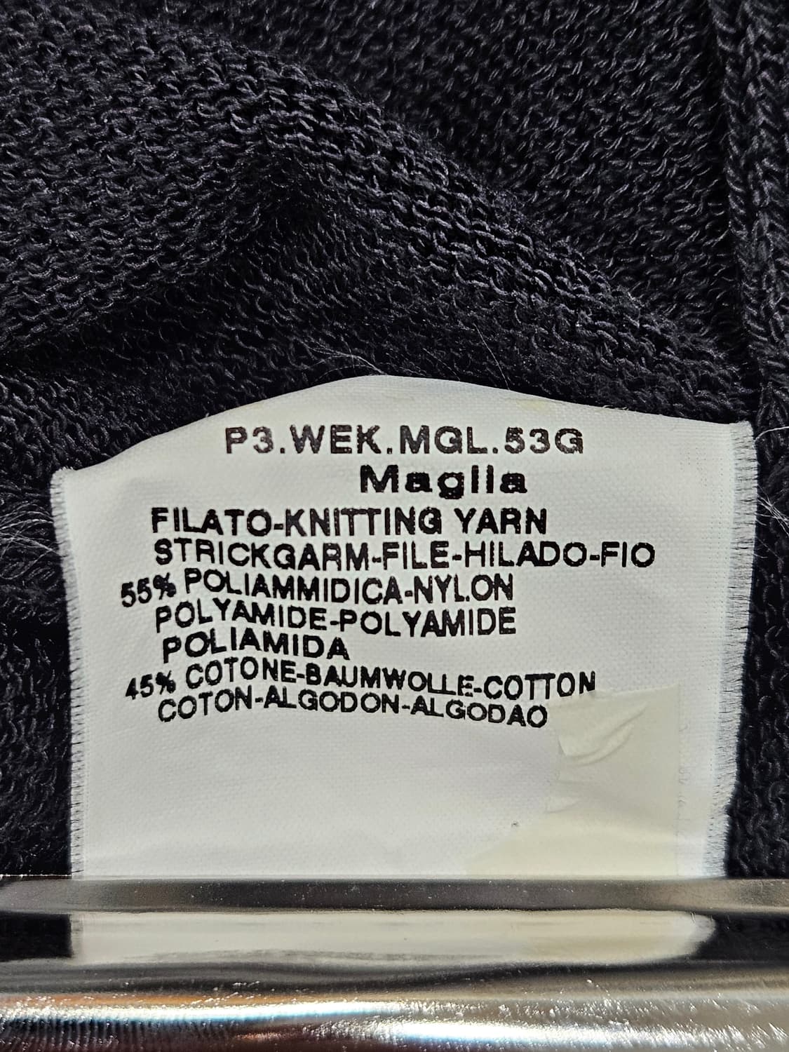 막스마라(MaxMara) 블랙 긴팔 니트 M 상품이미지4