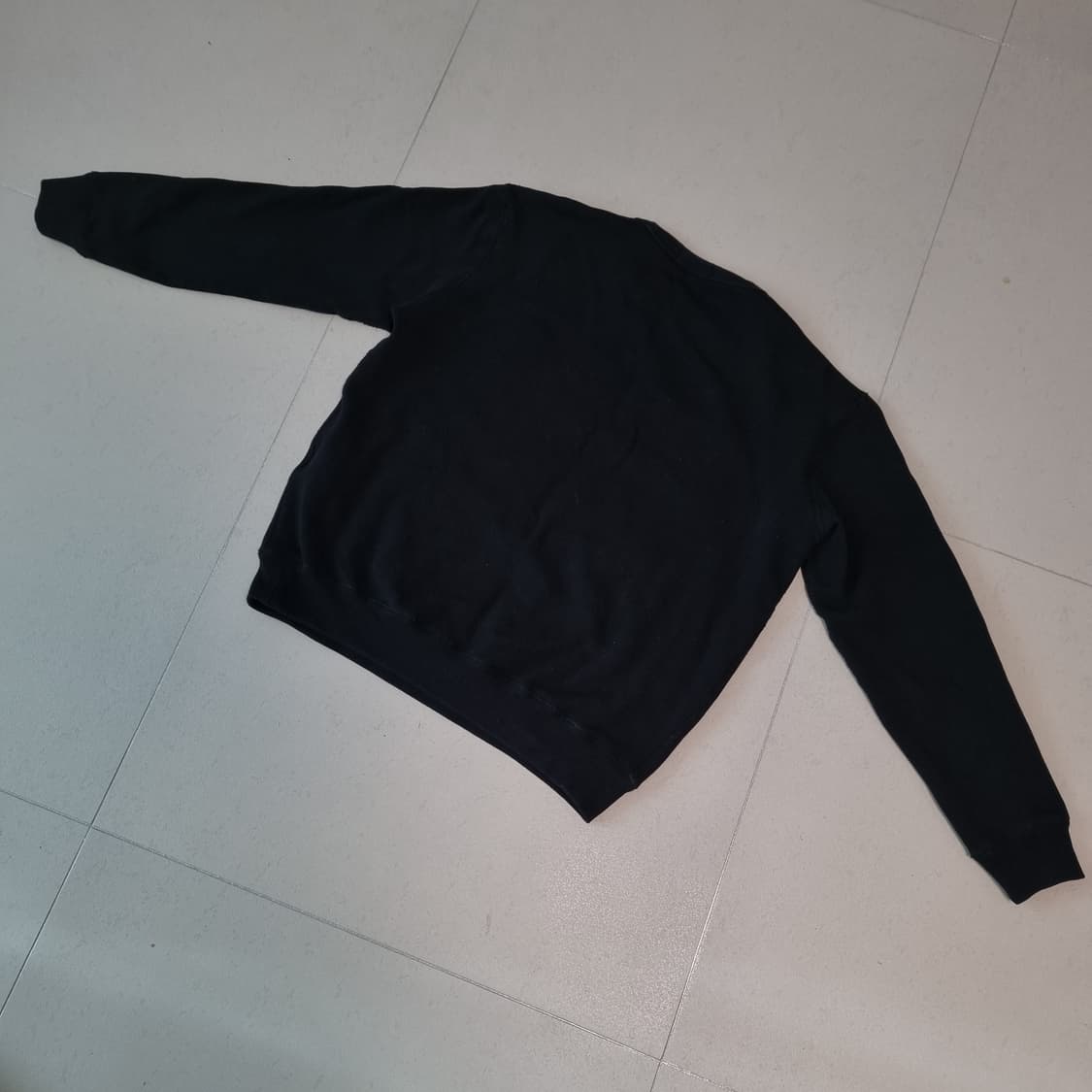 폴로 블랙 로고 맨투맨 티셔츠 s 상품이미지3