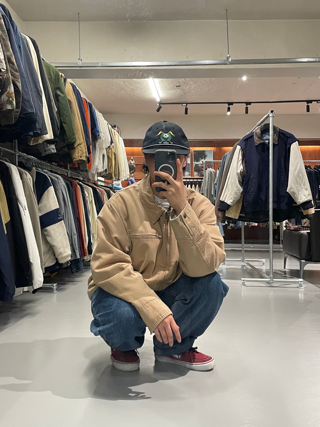 빈티지 워크 자켓 상품이미지3