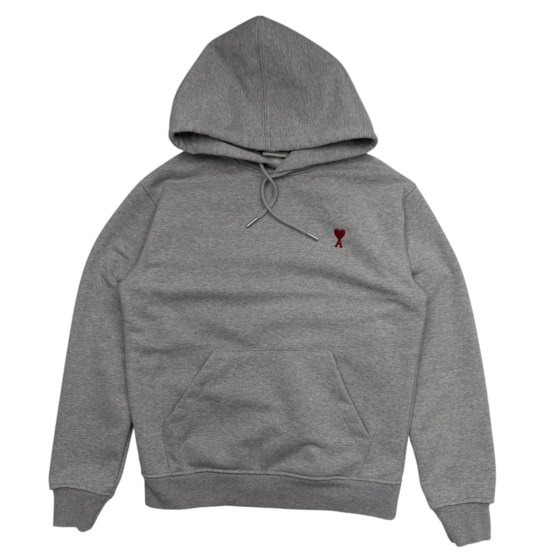 아미 스몰 하트 로고 그레이 후드티 S 상품이미지1