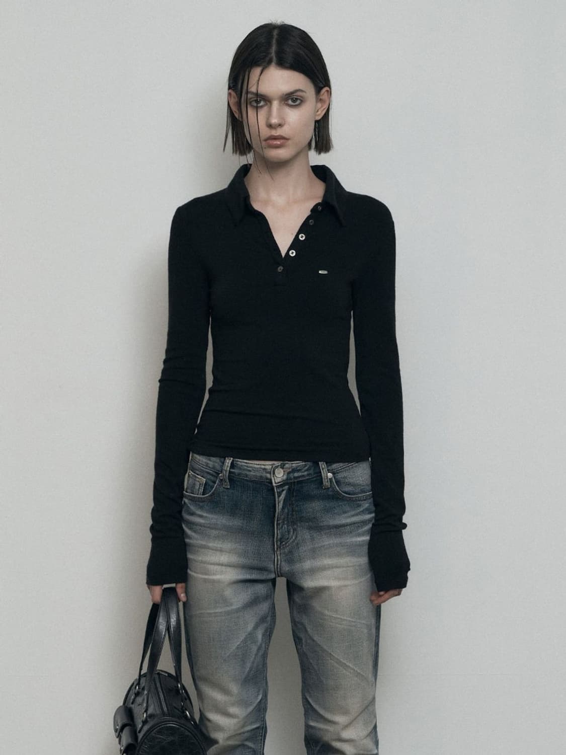 보헤미안서울 SOFT HALF COLLAR SHIRT 상품이미지3