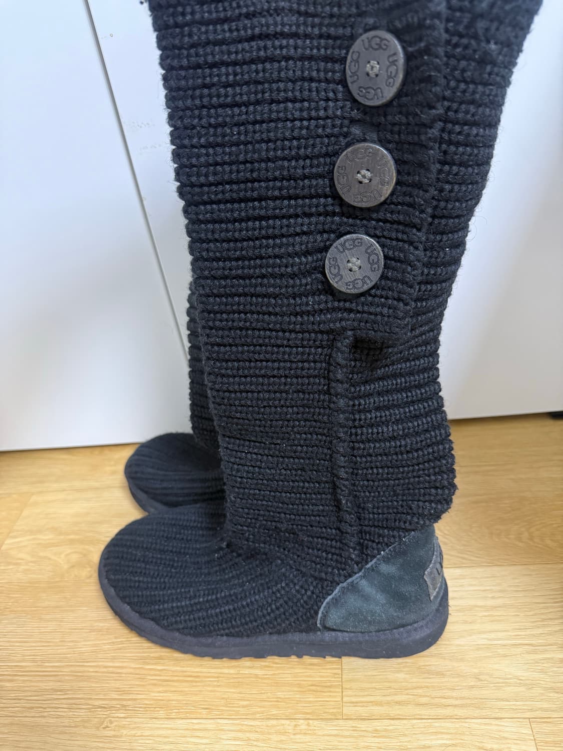 어그 니트 카디 니트 부츠 블랙 250 상품이미지2