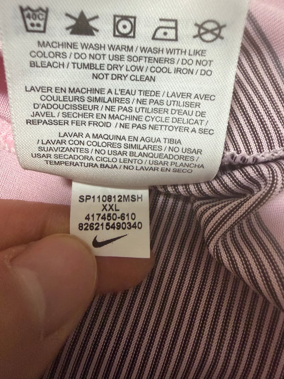 [2XL] 나이키 라군 골프 클럽 빅사이즈 기능성 반팔 카라티 상품이미지5