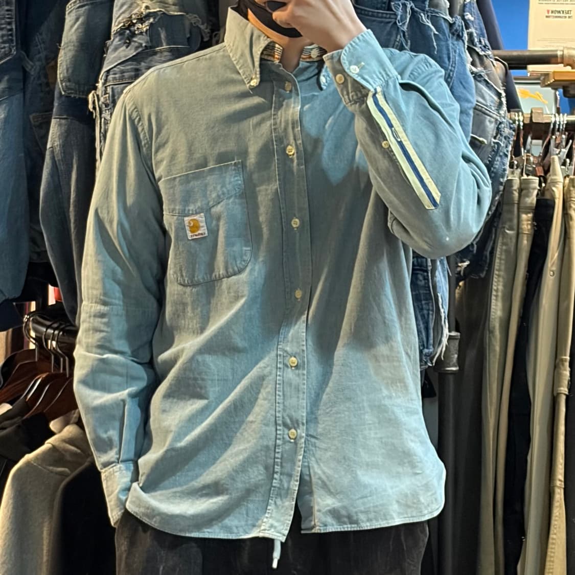 [NO.9] 칼하트 데님 긴팔셔츠 상품이미지3