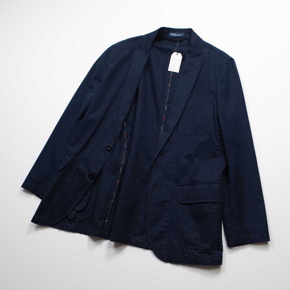 폴로 랄프로렌 코튼 치노 블레이저 네이비 상품이미지1