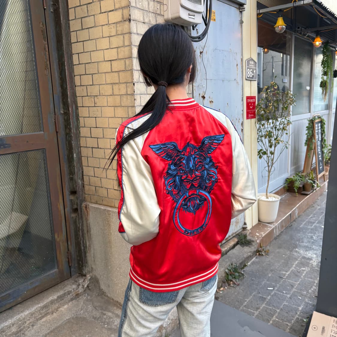 디젤 리버시블 늑대 스카쟌 상품이미지5