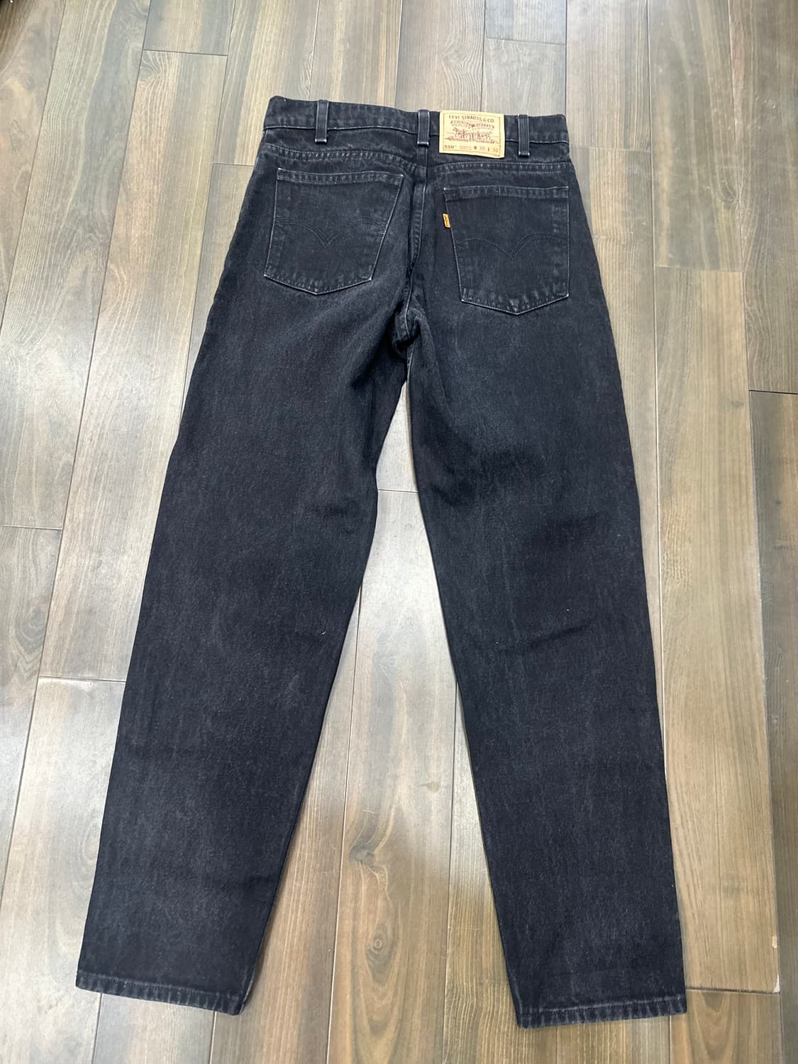 90s usa 리바이스 550. 블랙 오렌지탭 30 상품이미지2