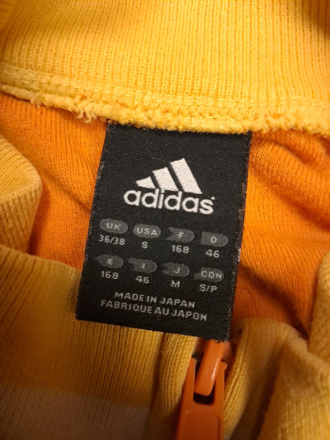 특A 오리지날 일본판 아디다스 오렌지 벨뱃 트렉탑져지  상품이미지4