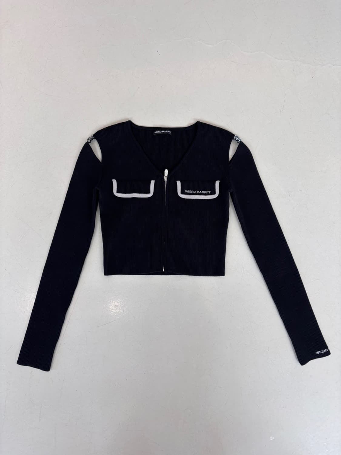 (New)weird Market Crop Knit 상품이미지2
