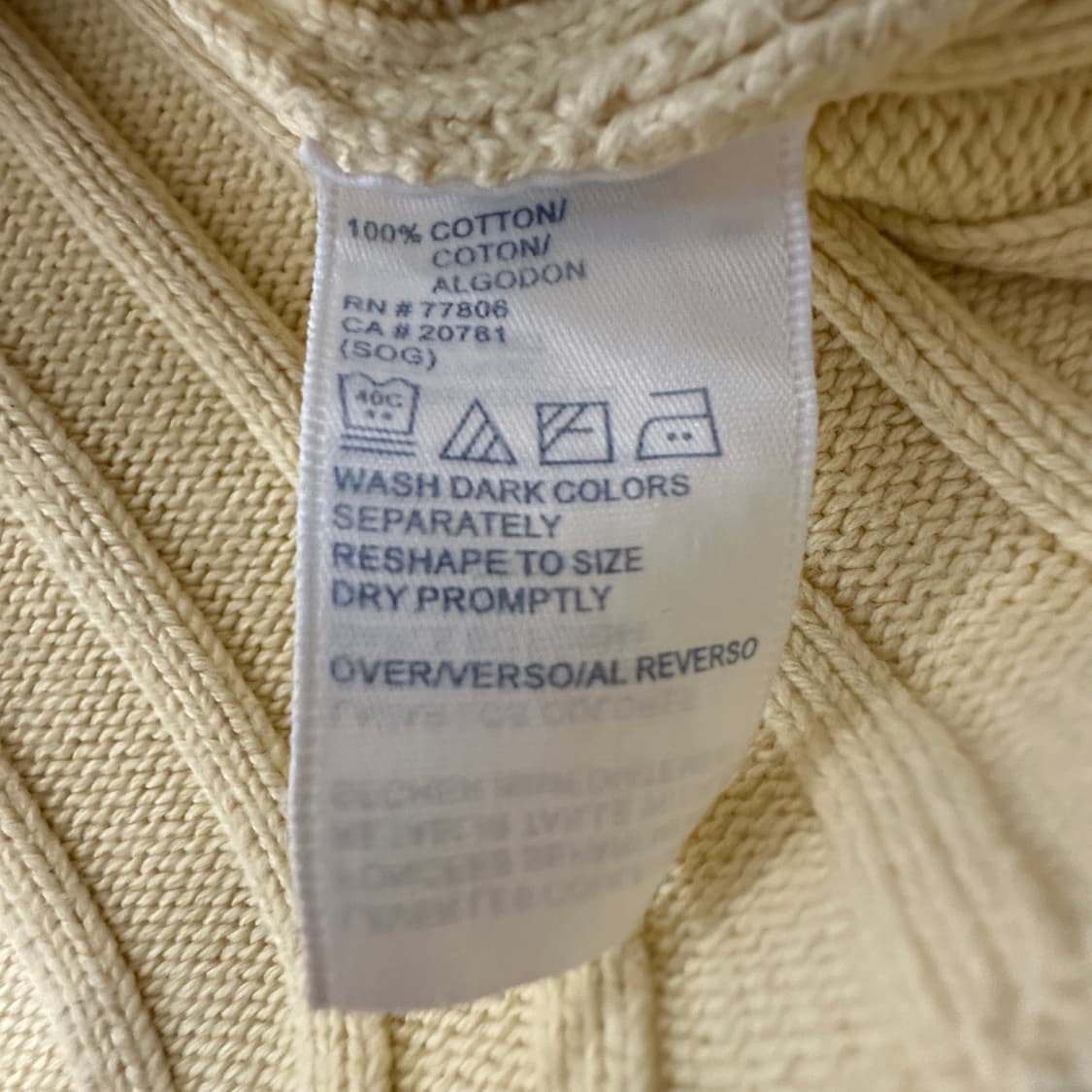 TOMMY HILFIGER india made knit 상품이미지4