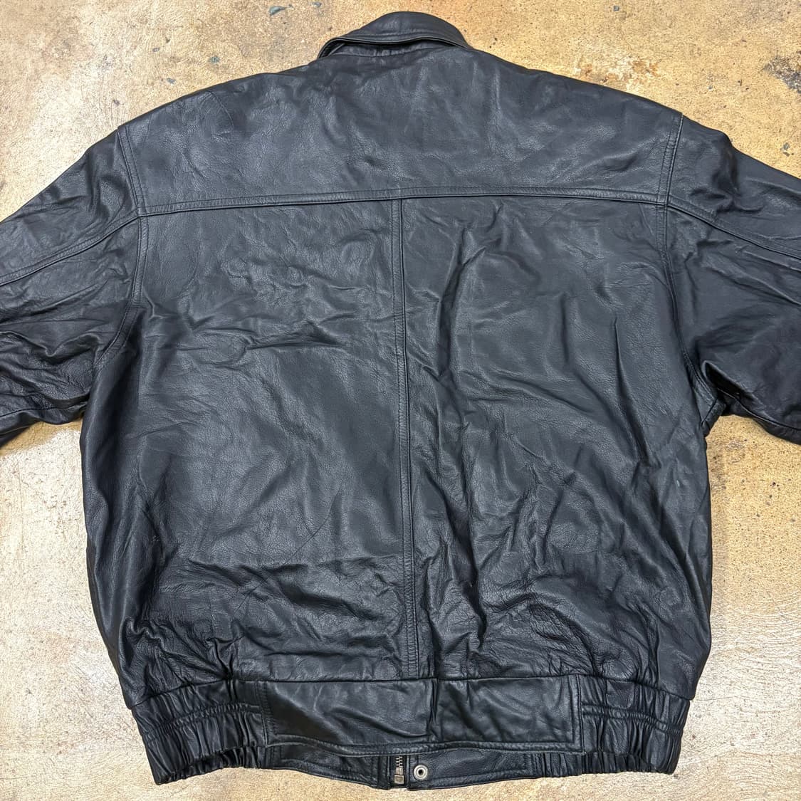 [정품/90] PAHILOR 빈티지 가죽 봄버 자켓 b19 상품이미지4