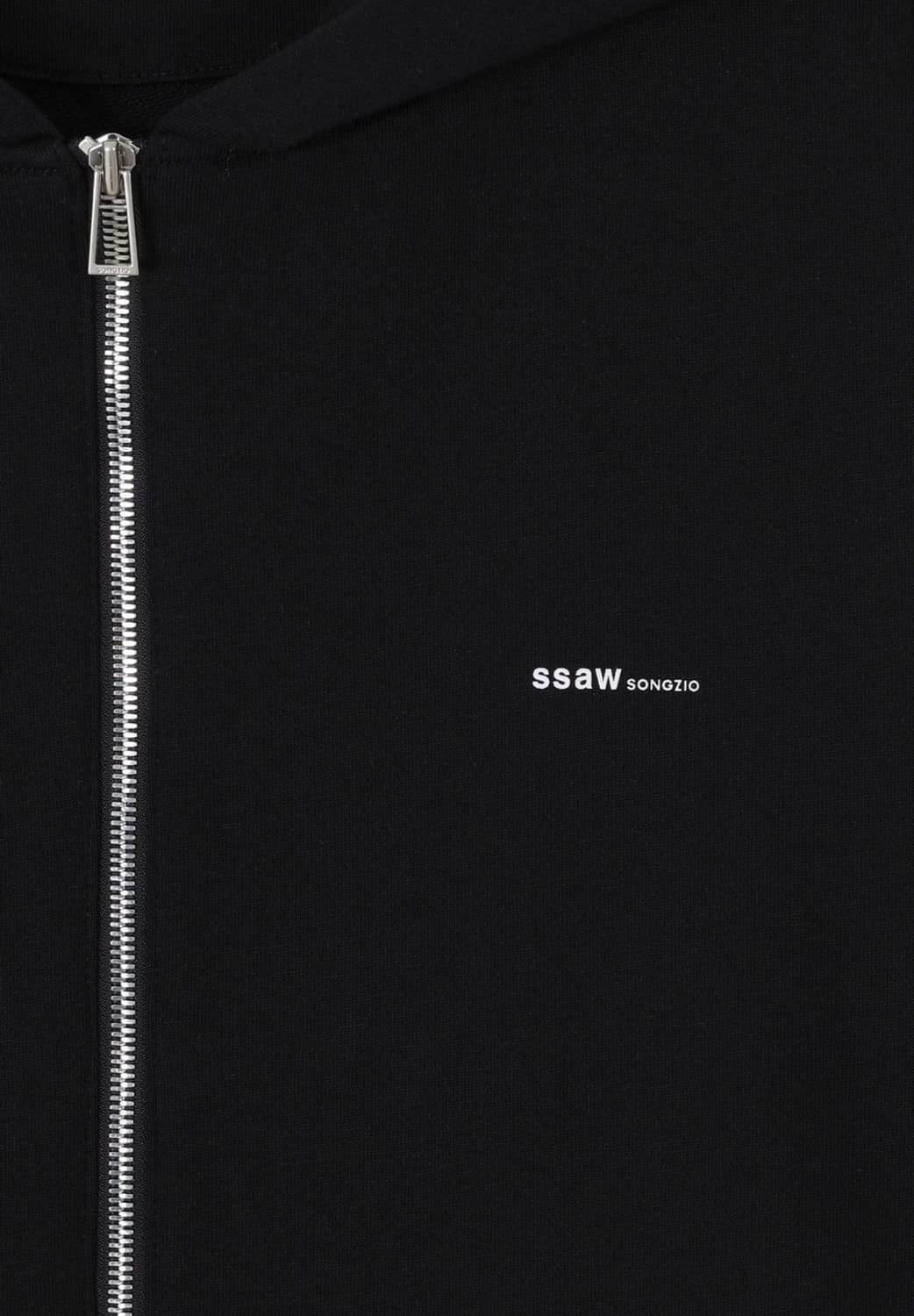 송지오옴므 SSAW 싱귤러 후드 집업 블랙 L (새상품) 상품이미지4