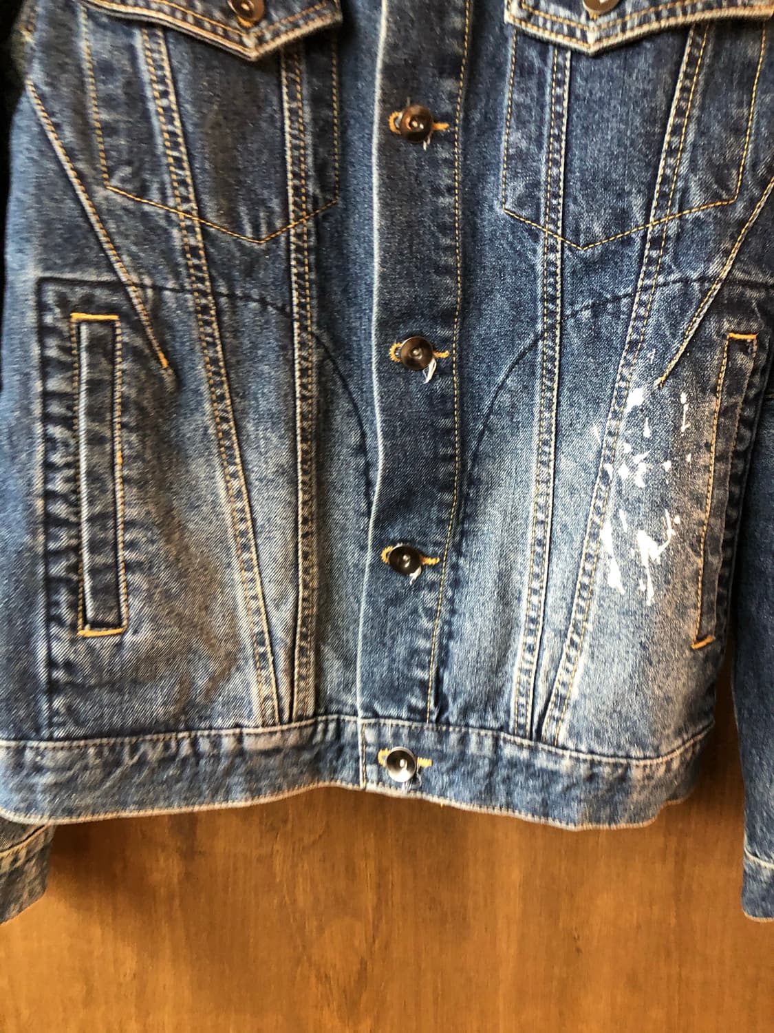 Number nine 페인티드 데님 자켓 s 상품이미지5