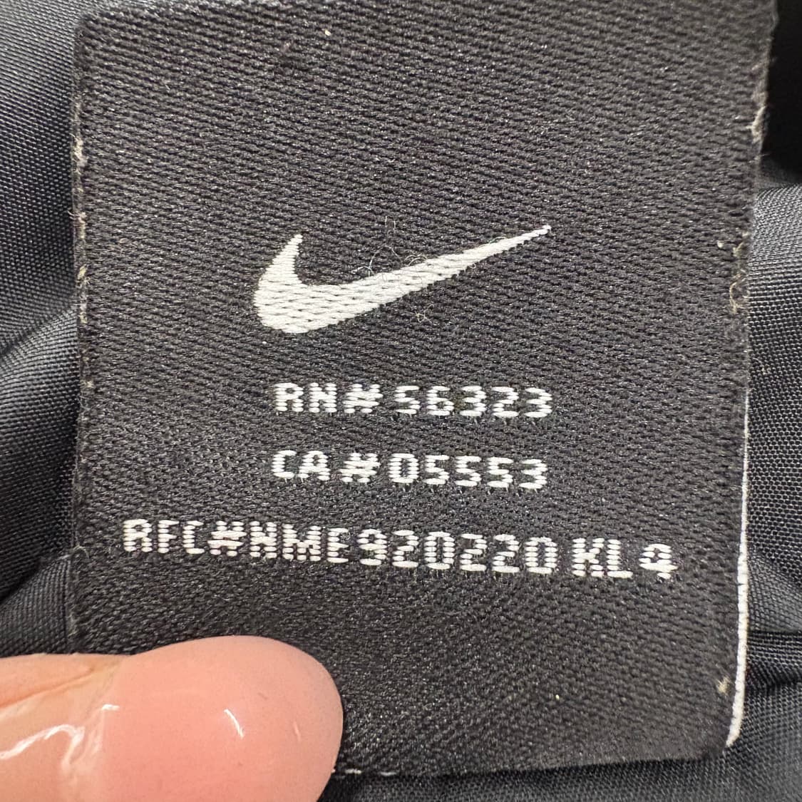 [정품/M] 나이키 골프 블랙 바람막이 자켓 b18 상품이미지6