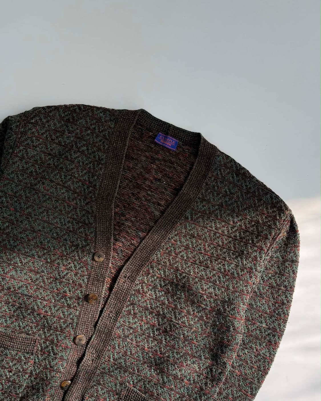 [L] 미쏘니 패턴 니트 매장판 가디건 상품이미지5