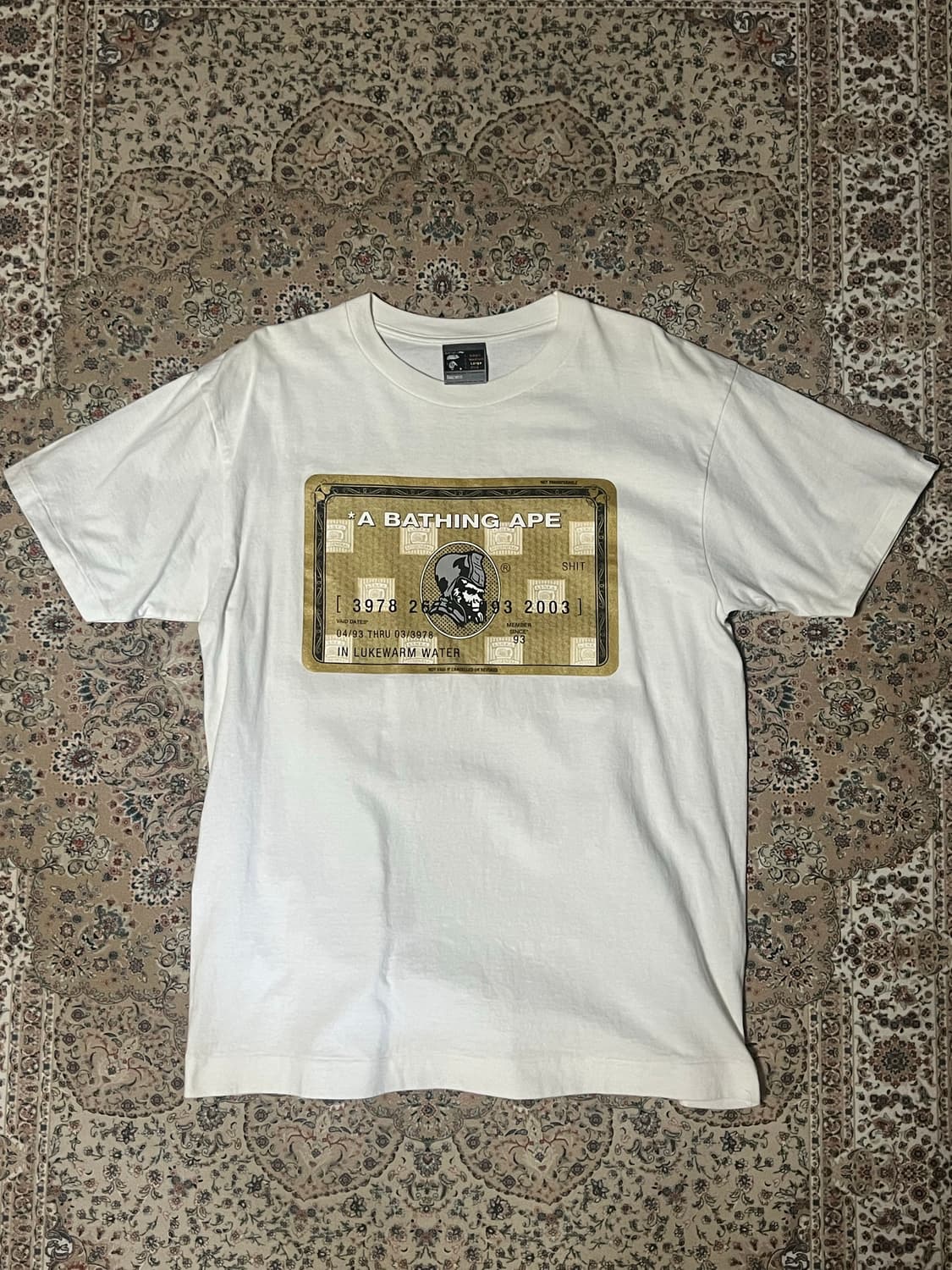 베이프 크레딧 빈팔티셔츠 L 상품이미지1