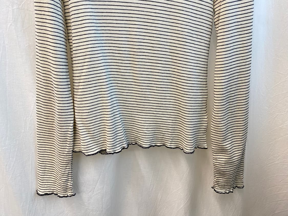 DAZY 스트라이프 골지티셔츠(L) 상품이미지4