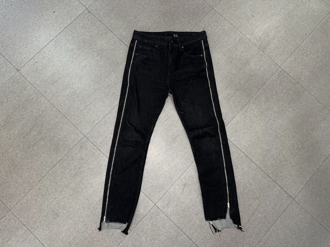 사이드 지퍼 스플릿 데님 진 상품이미지2