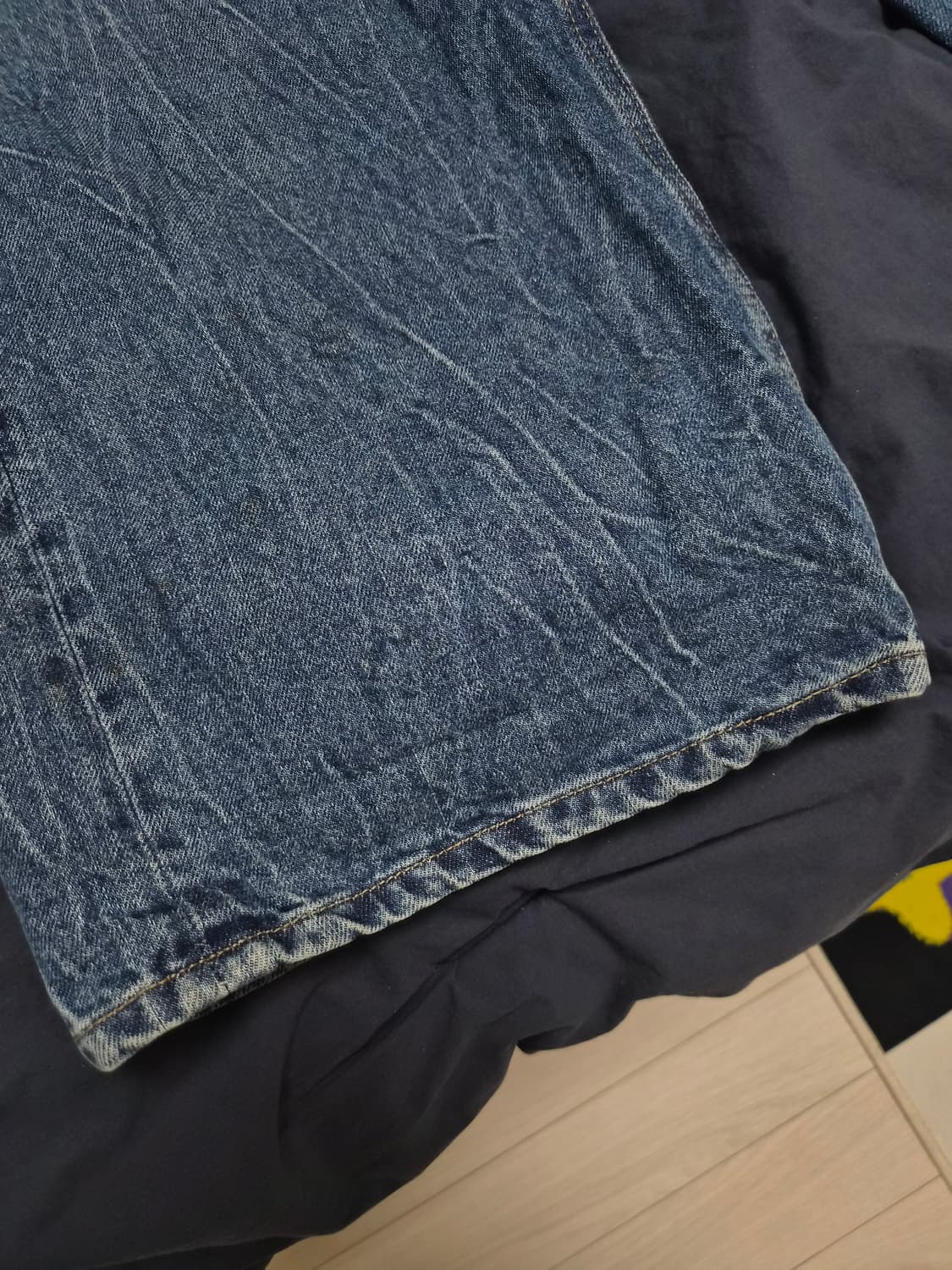 엘무드 맥스와이드 데님 소닉블루 46사이즈 상품이미지3