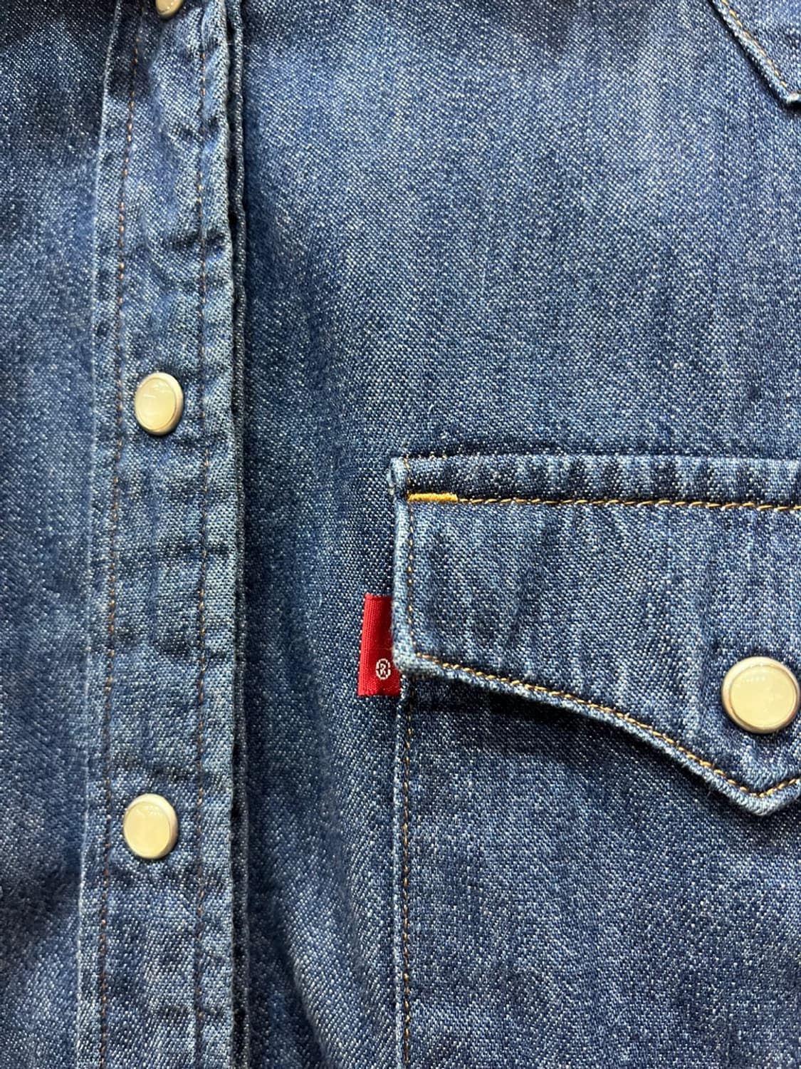 리바이스 웨스턴 데님셔츠 우먼즈 상품이미지2