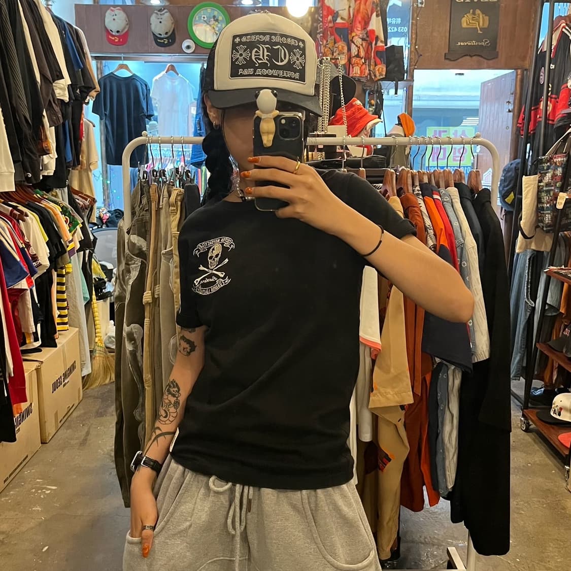 Vanson Leather Embroidery Tee 상품이미지7