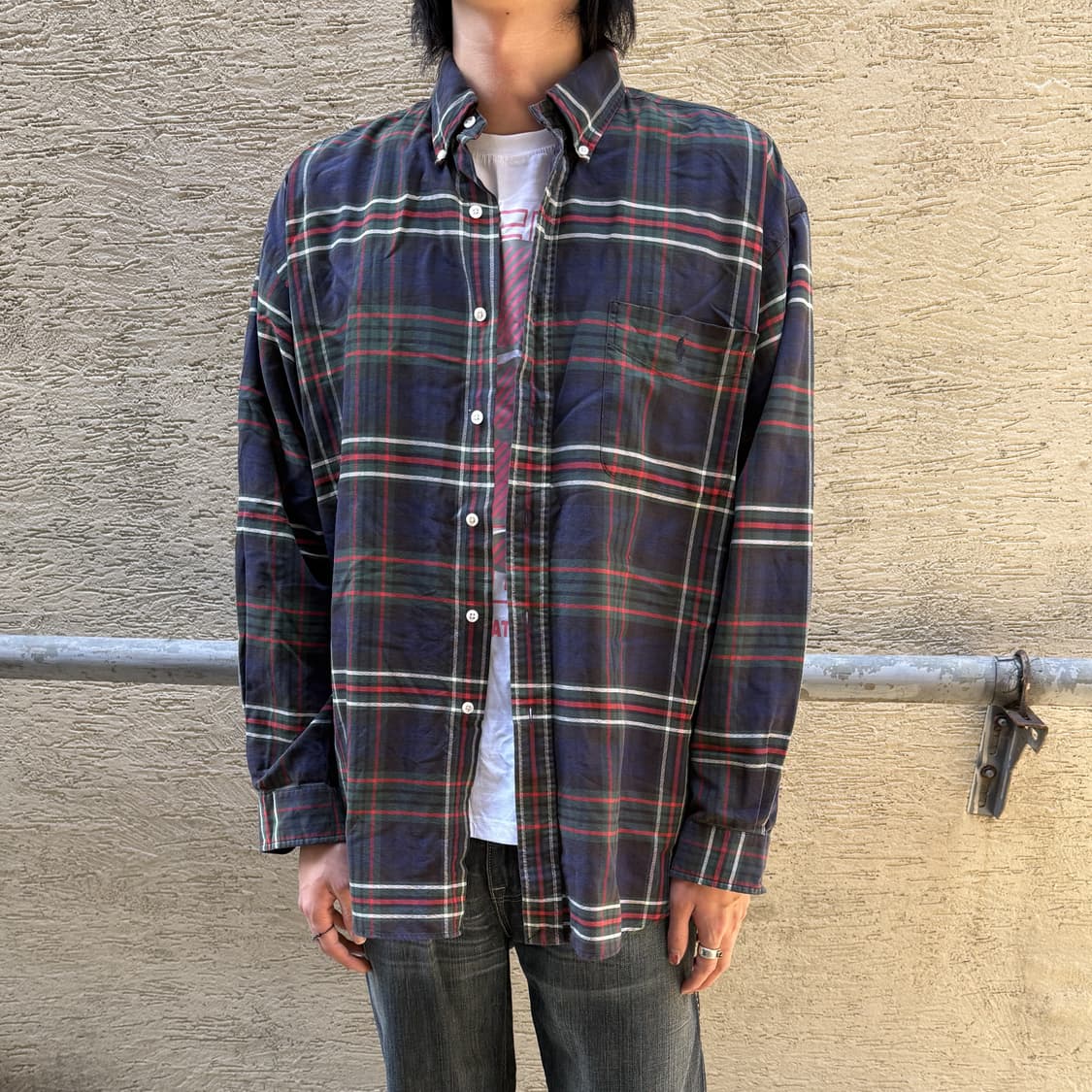 90s 폴로랄프로렌 'BIG SHIRT' 체크셔츠  상품이미지1