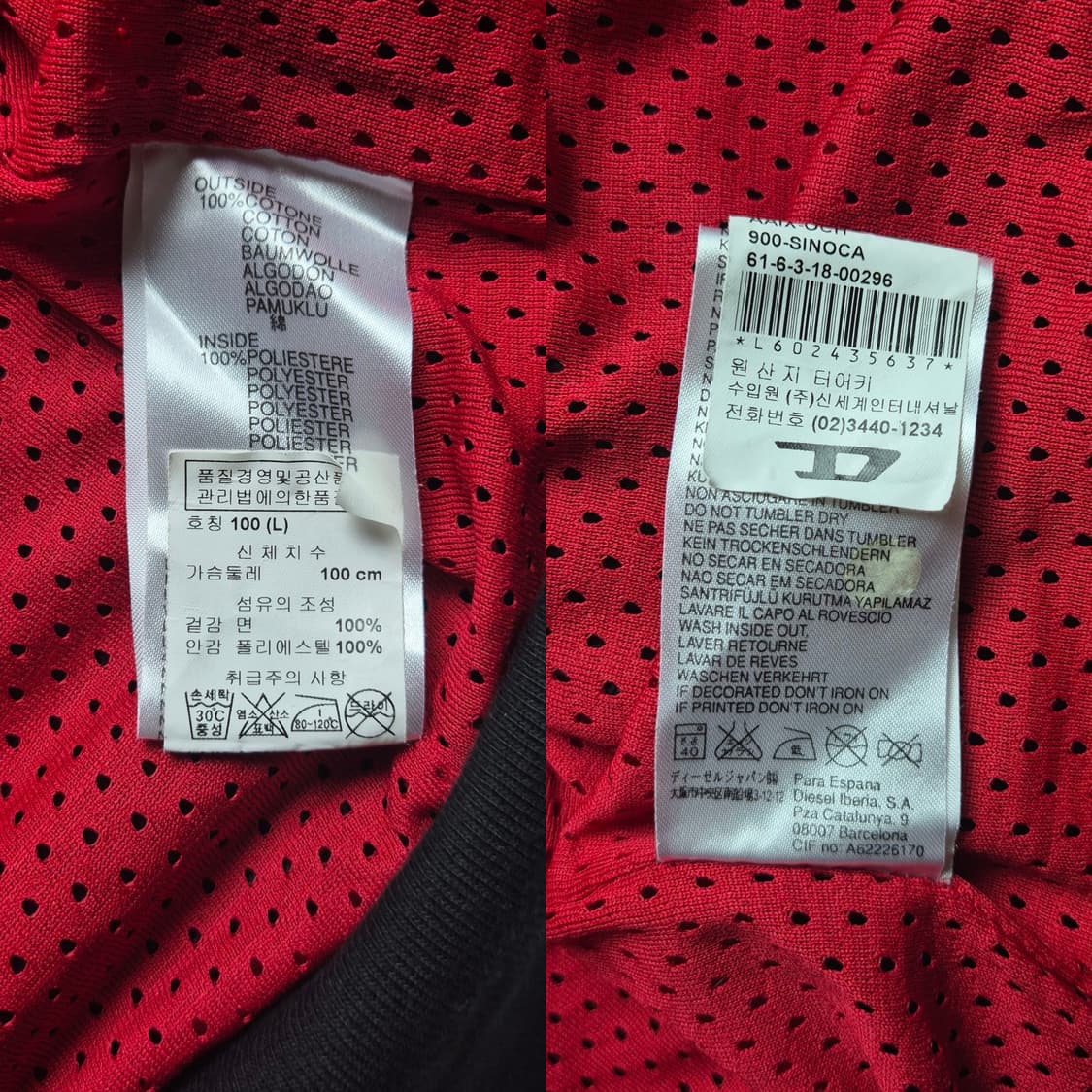 [L] 디젤 써멀 후드 베스트집업 상품이미지9