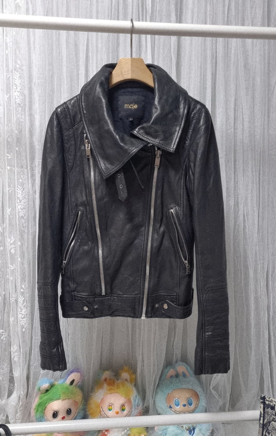 정품) 마쥬 양가죽 라이더 자켓  상품이미지2