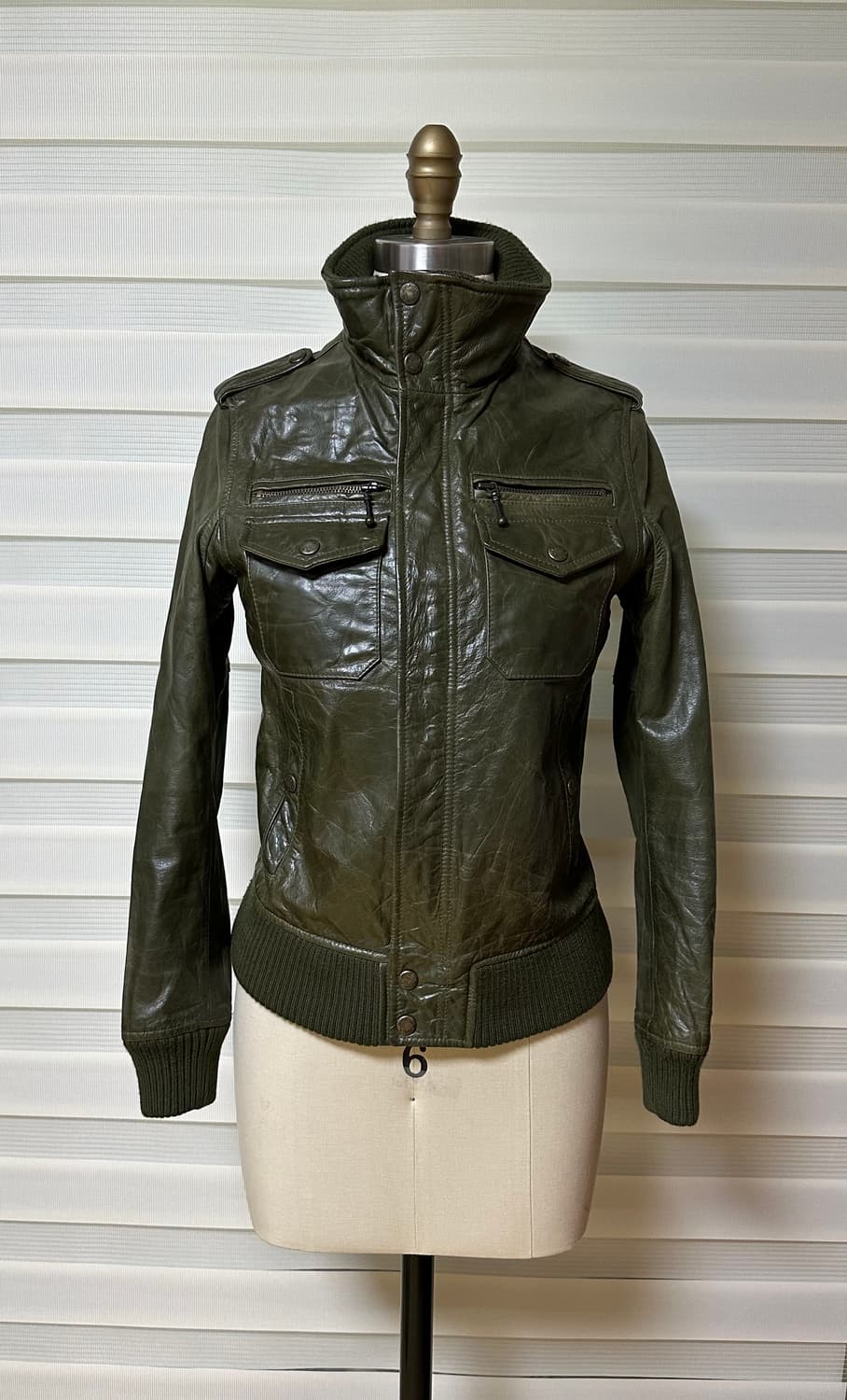 아비렉스 여성 가죽 자켓 상품이미지4