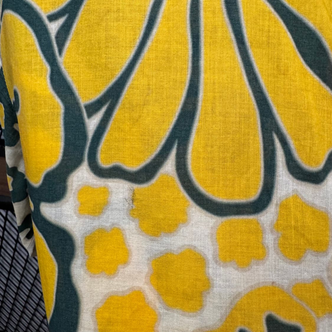 00s 돌체앤가바나 셔츠 전후면 플로럴 패턴 포인트 옐로우 상품이미지7